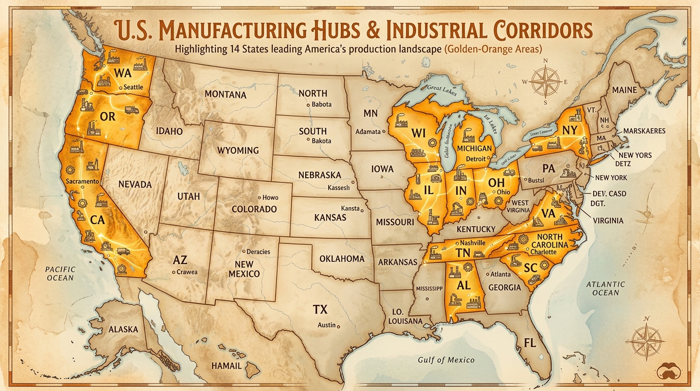 Best States for Food Manufacturing in 2026